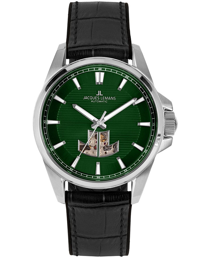 Часы Jacques Lemans Sport 1-2209C — мужские, зеленый