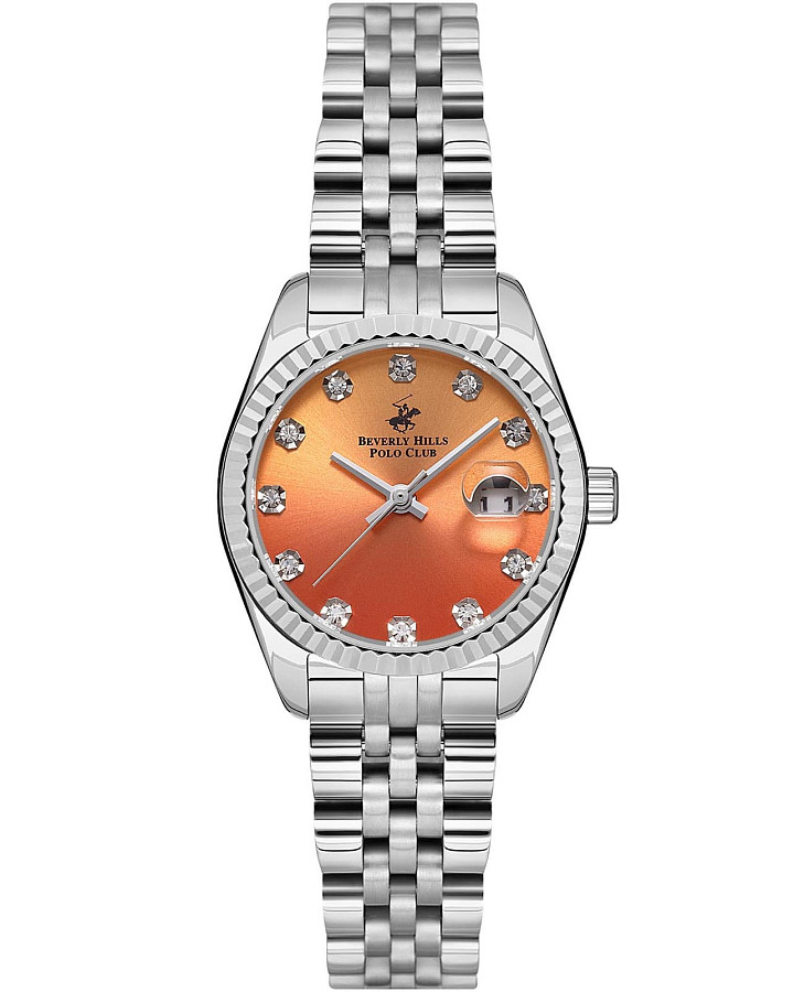 Часы Beverly Hills Polo Club BP3595X.380 — женские, оранжевый