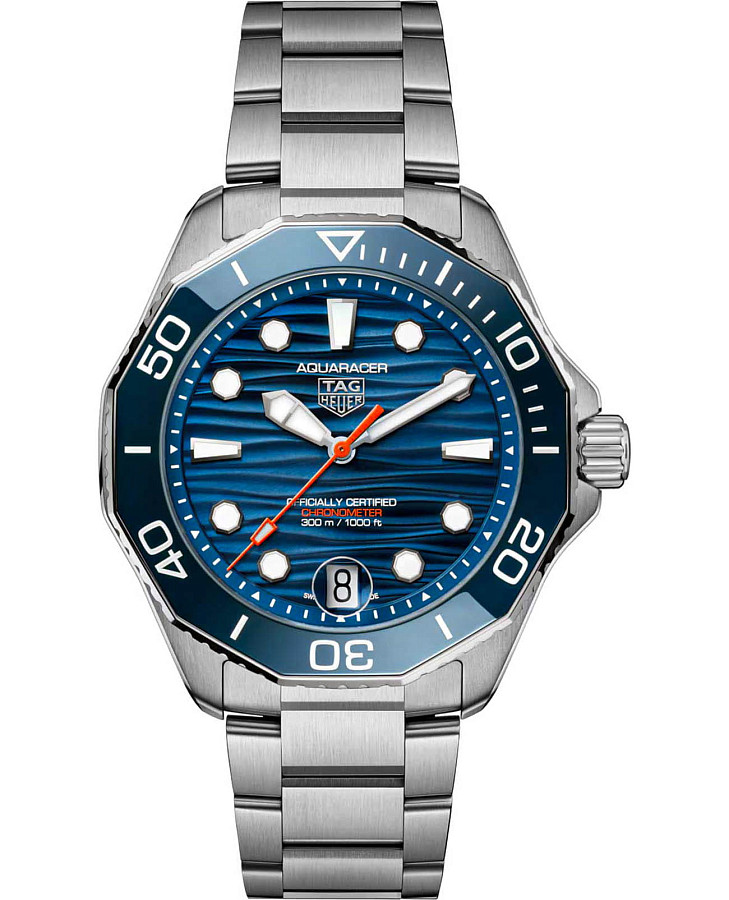 Часы TAG Heuer Aquaracer Professional 300 Date WBP5111.BA0013 — мужские, синий