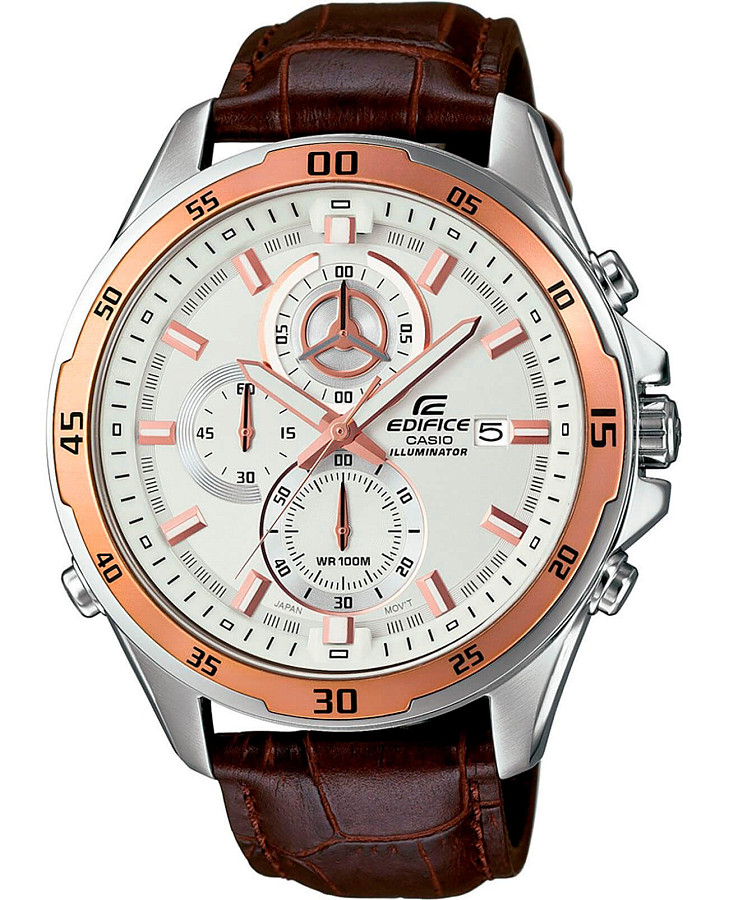 Часы Casio Edifice EFR-547L-7A — мужские, белый