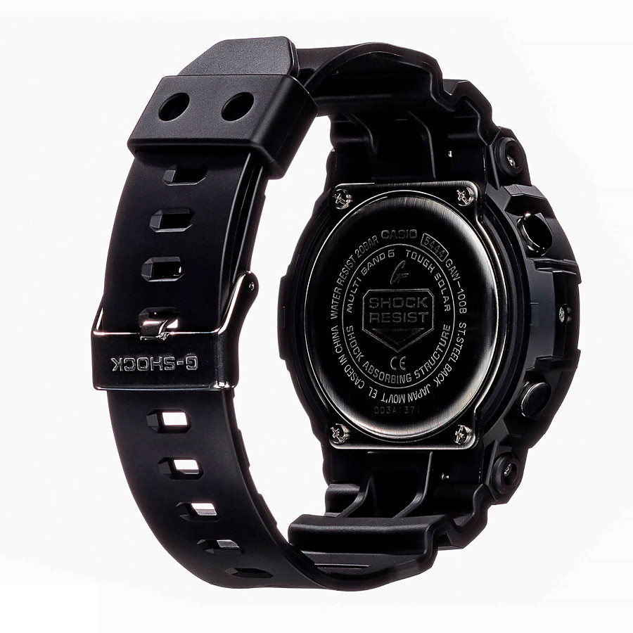 Часы Casio G-Shock GAW-100B-1A2 — пластик, Япония