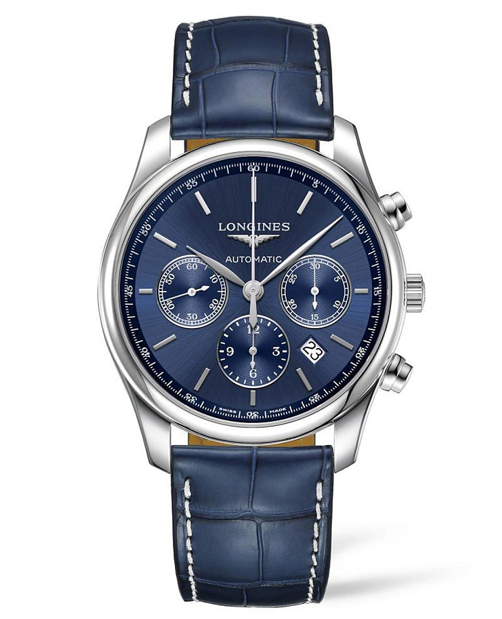 Часы Longines Master Collection L2.759.4.92.2 — мужские, синий