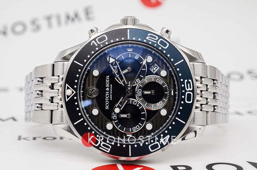 Часы Scotch&Soda SSM.114A — кварцевые, сталь металл