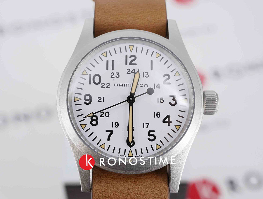 Часы Hamilton Khaki Field Mechanical H69439511 — сталь, Швейцария