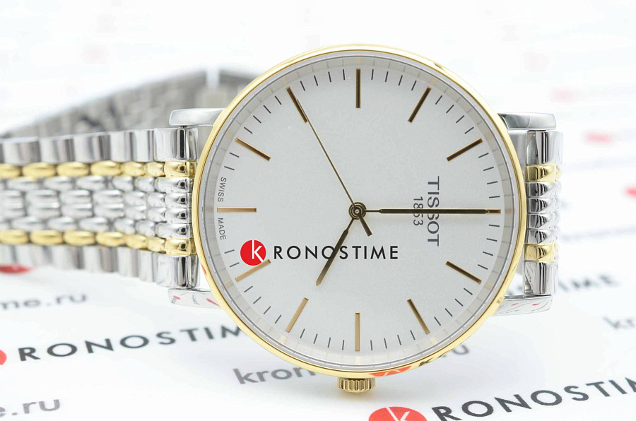 Часы Tissot Everytime Medium T109.410.22.031.00 — белый, металл сталь