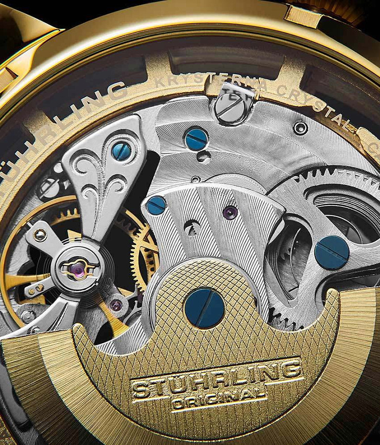 Часы Stuhrling Legacy 3924.2 — механические, сталь металл