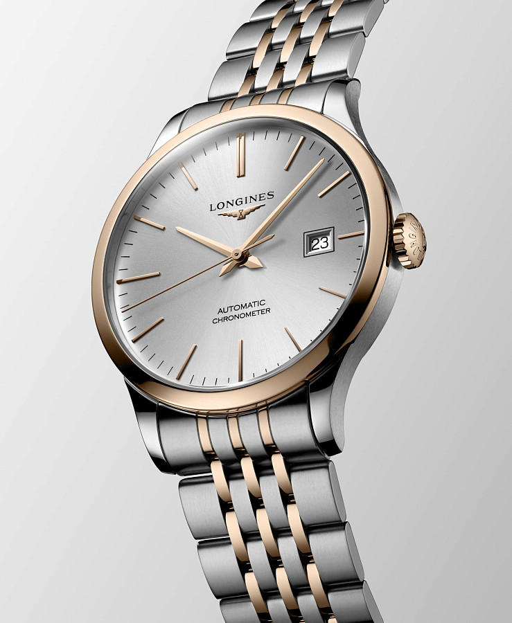 Часы Longines Record Collection L2.821.5.72.7 — мужские, нержавеющая сталь