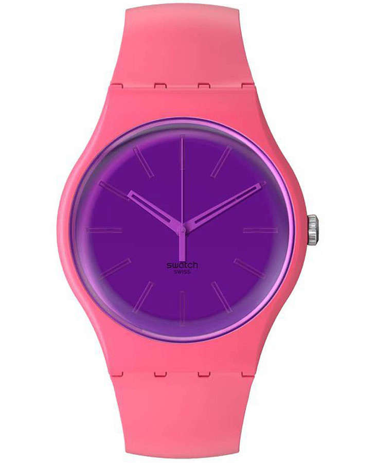 Часы Swatch New Gent Biosourced SO29P102 — женские, фиолетовый