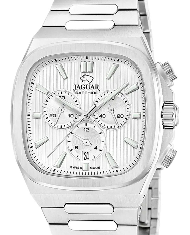 Часы Jaguar Rond Carre J1048/1 — кварцевые, металл сталь