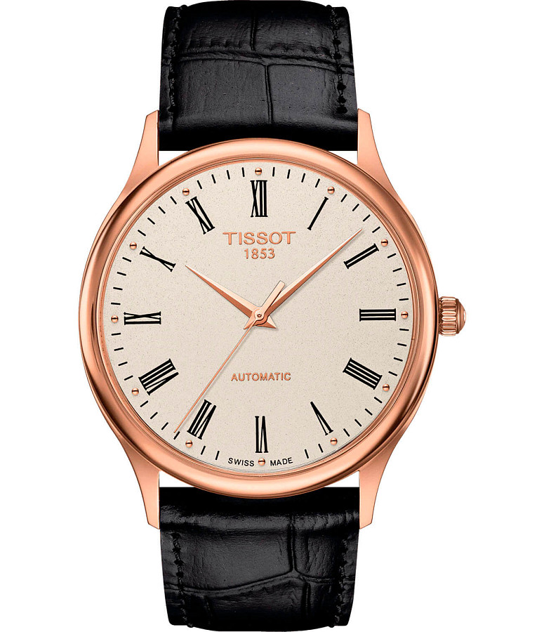 Часы Tissot Excellence Automatic 18K Gold T926.407.76.263.00 — мужские, шампань