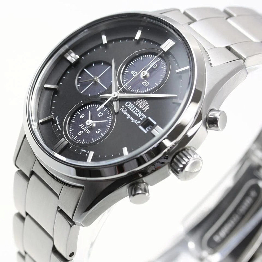 Часы Orient Chronograph RA-TY0002B (RN-TY0002B) — кварцевые, металл сталь