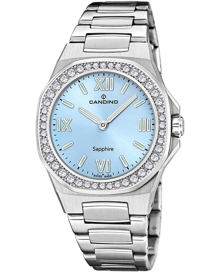 Часы Candino Elegance C4753/4 — женские, голубой