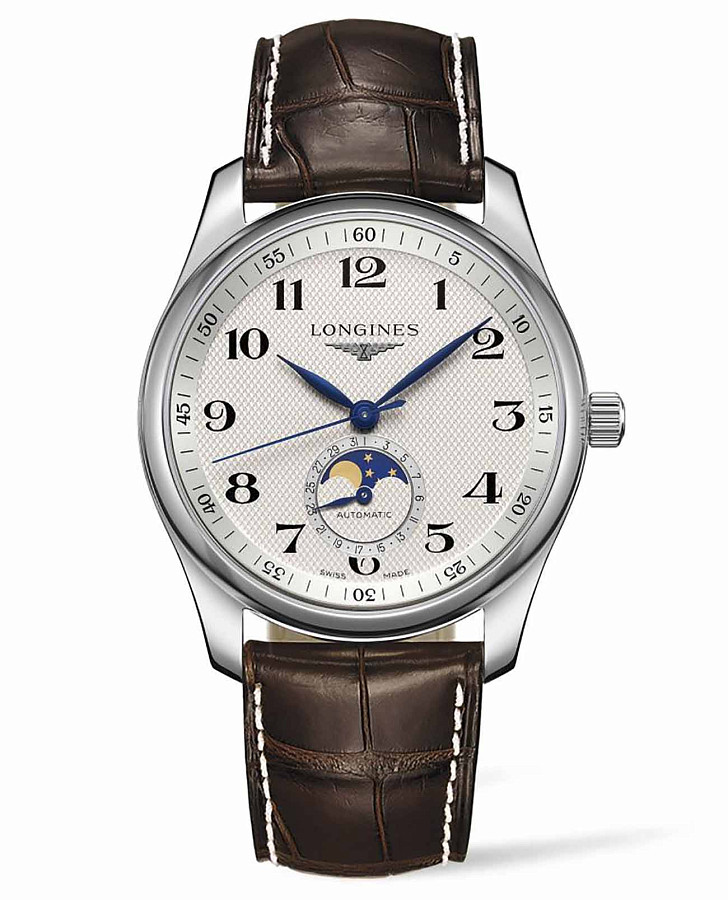 Часы Longines Master Collection L2.909.4.78.3 — мужские, серебристый