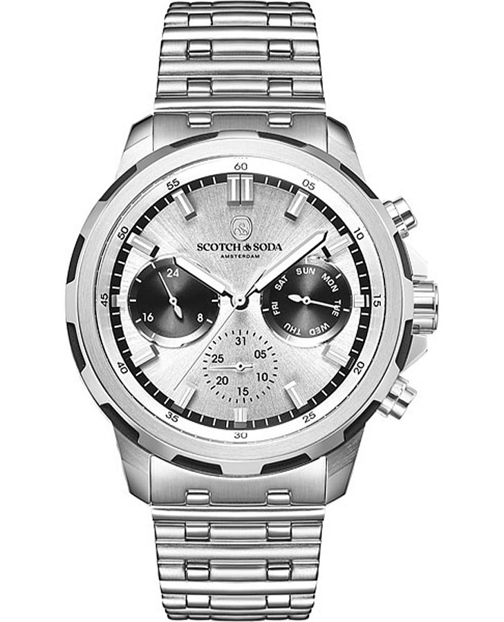 Часы Scotch&Soda SSM.113A — мужские, серебристый