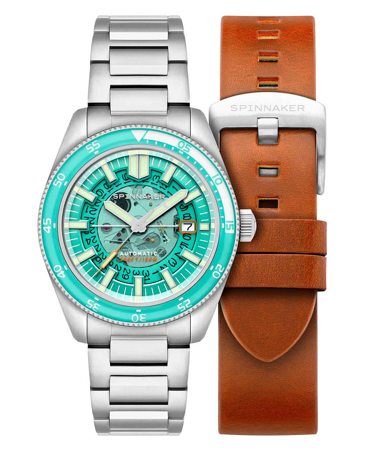 Часы Spinnaker Fleuss SP-5118-44 — мужские, голубой