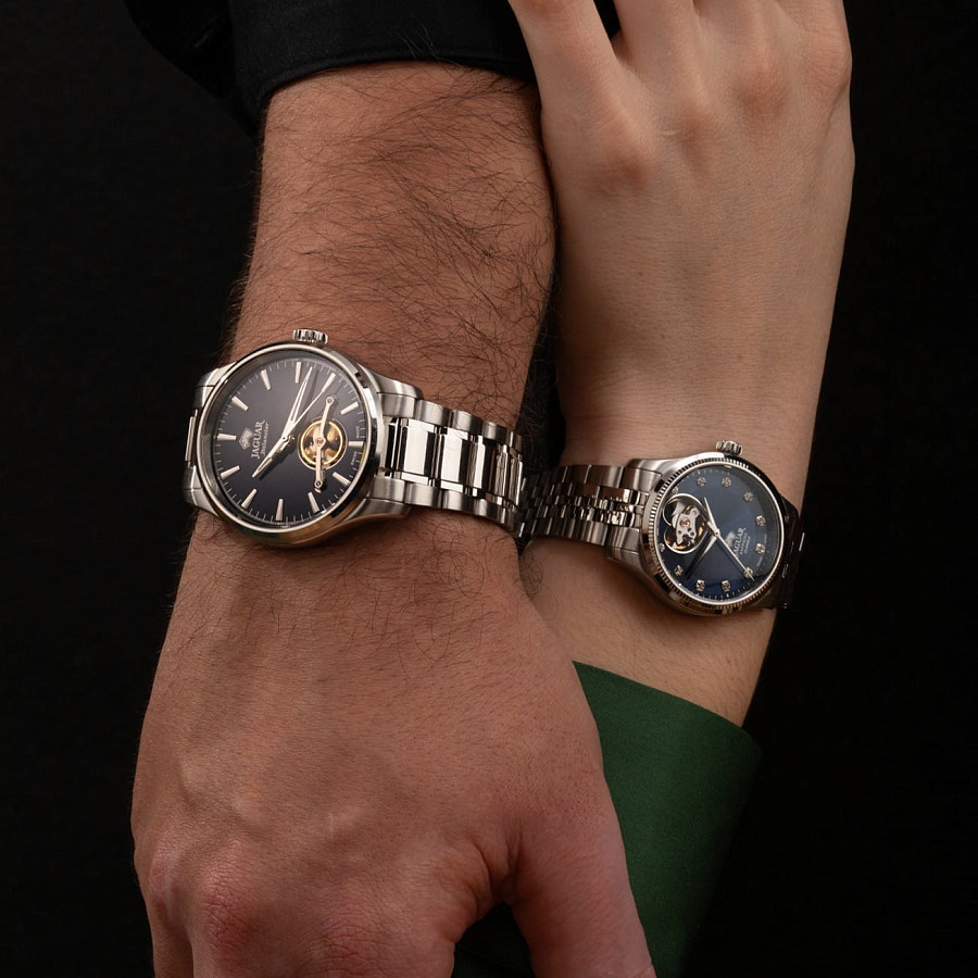 Часы Jaguar Automatic Open Heart J994/2 — женские, нержавеющая сталь