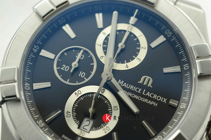 Часы Maurice Lacroix Aikon Chronograph AI1018-SS001-330-2 — Швейцария, кварцевые