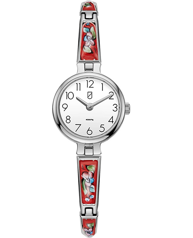 Часы УЧЗ Flora 1704B1B1-23 — женские, белый