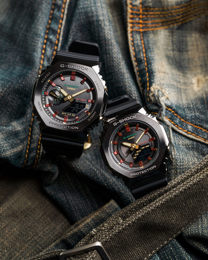 Часы Casio G-Shock GM-S2100CH-1A — Япония, электронные