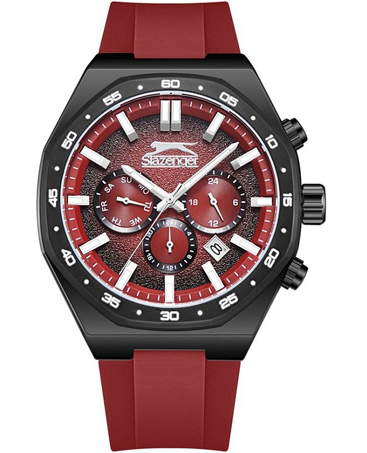 Часы Slazenger SL.09.2341.2.02 — мужские, бордовый