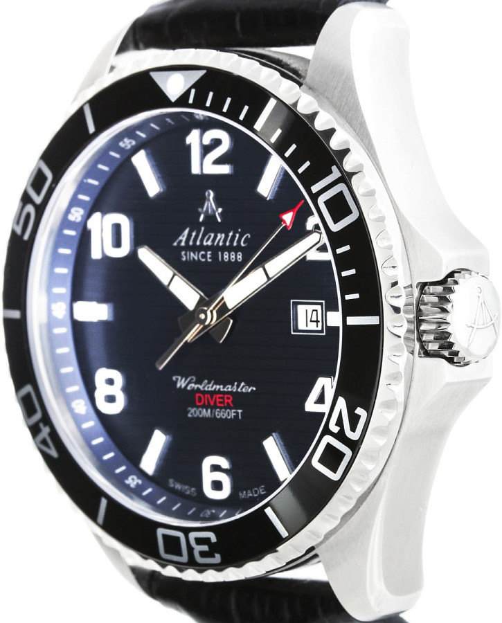 Часы Atlantic 55370.47.55S — кожаный, мужские