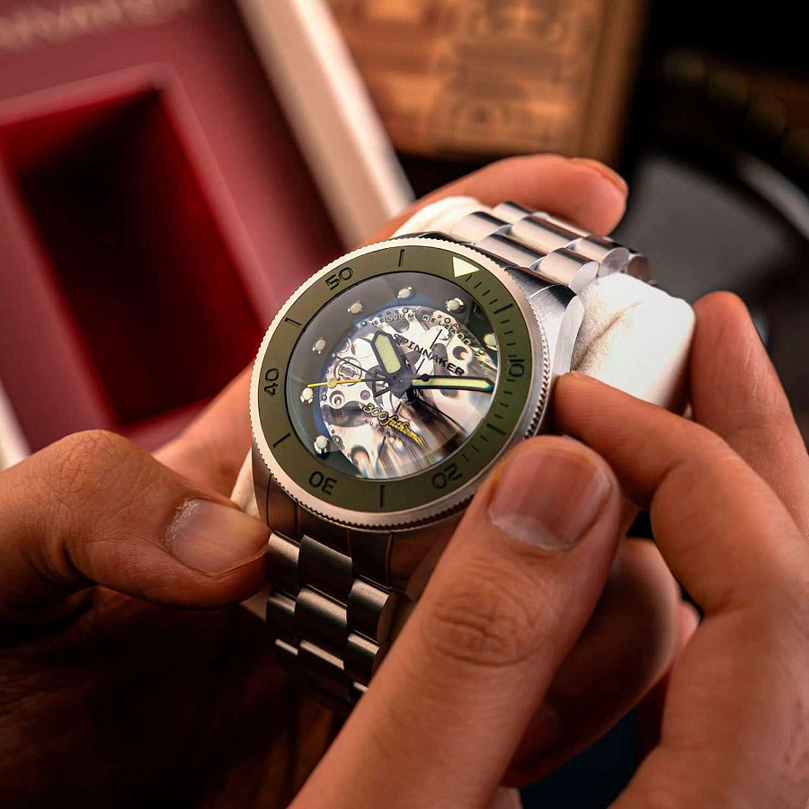 Часы Spinnaker Piccard SP-5135-22 — металл сталь, Италия