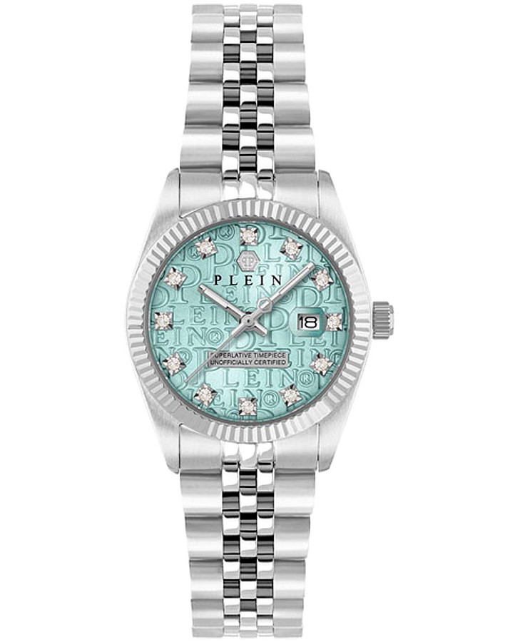Часы Philipp Plein Date Superlative PWNFA0225 — женские, голубой