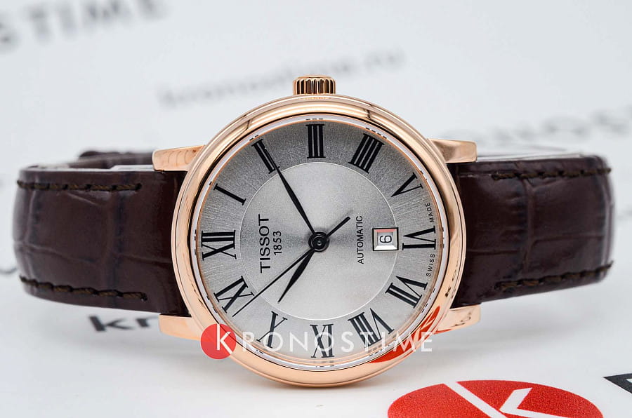 Часы Tissot Carson Premium Automatic Lady T122.207.36.033.00 — механические, сталь металл