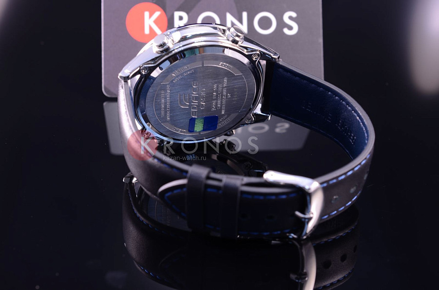 Часы Casio Edifice ERA-600L-2A — кожаный, мужские
