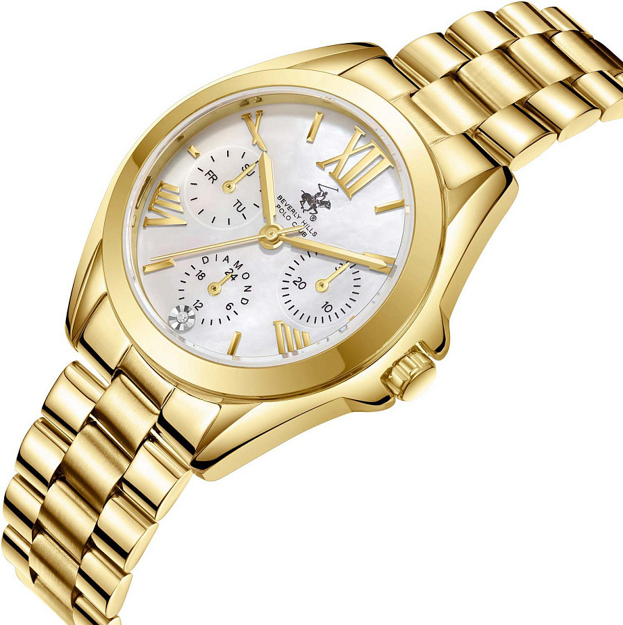 Часы Beverly Hills Polo Club BP3653C.120 — кварцевые, сталь металл