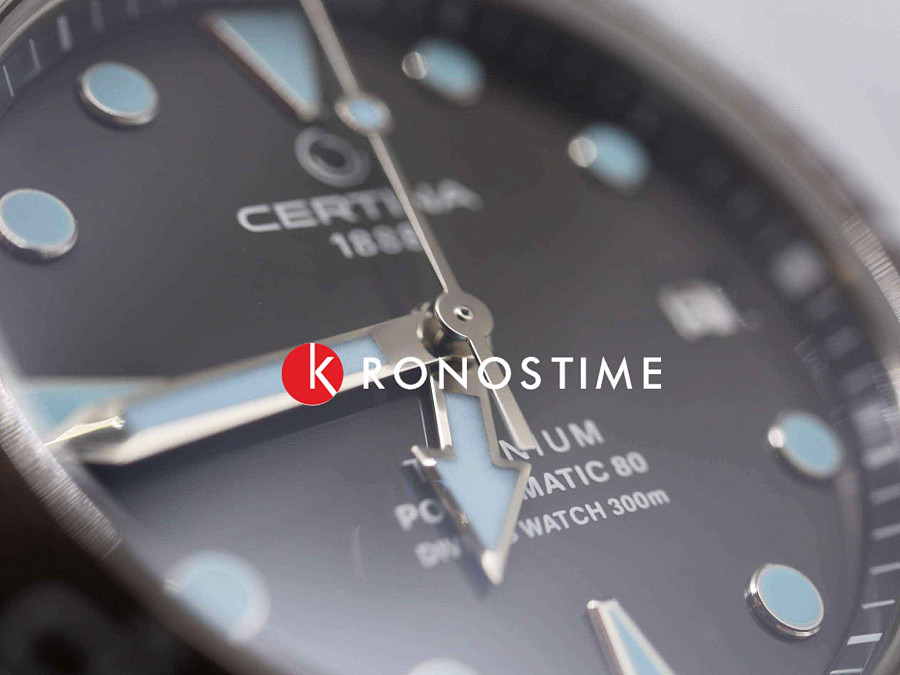 Часы Certina DS Action Diver C032.807.48.081.00 — черный, титан