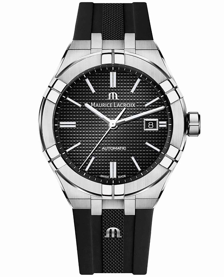 Часы Maurice Lacroix Aikon Automatic AI6008-SS000-330-2 — мужские, черный