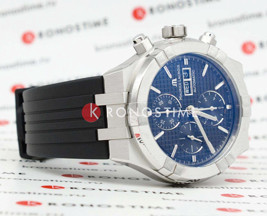 Часы Maurice Lacroix Aikon Automatic Chronograph AI6038-SS000-330-2 — артикул AI6038-SS000-330-2