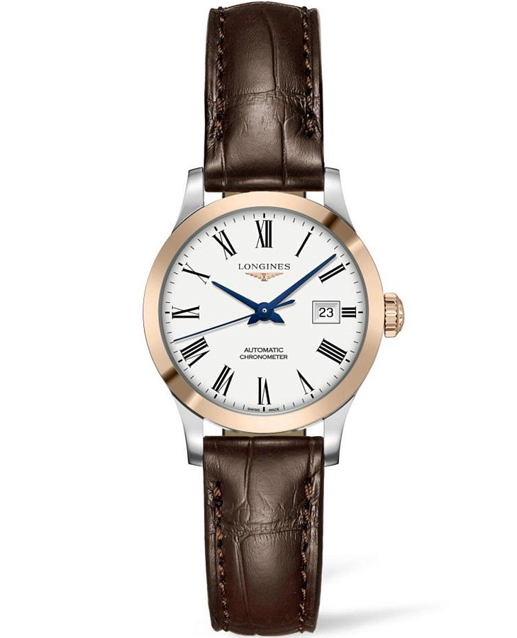 Часы Longines Record Collection L2.321.5.11.2 — женские, белый