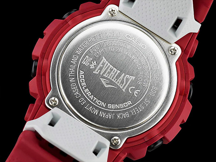 Часы Casio G-Shock GBA-800EL-4A — пластик, мужские