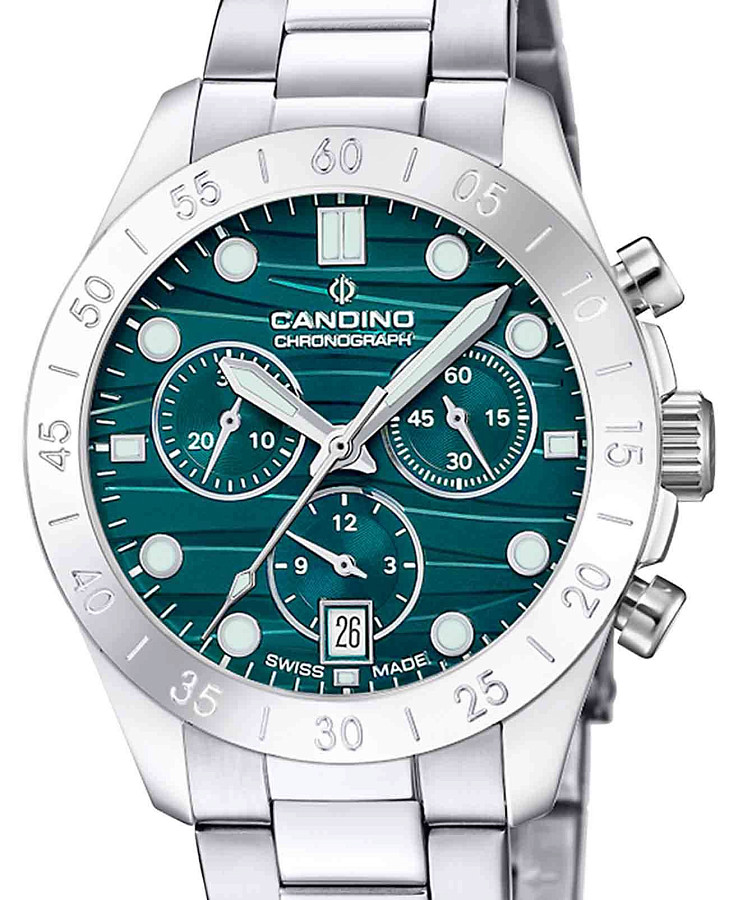 Часы Candino Chronos C4783/4 — кварцевые, сталь