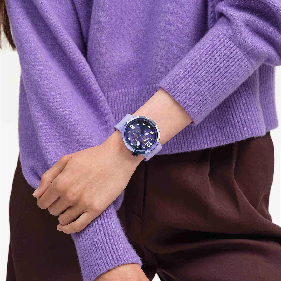 Часы Swatch Big Bold Biosourced Standard SB05V101 — биоматериал, мужские