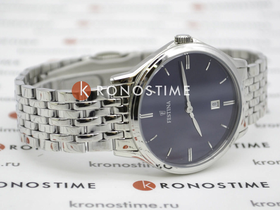 Часы Festina Classics F16744/3 — нержавеющая сталь, мужские