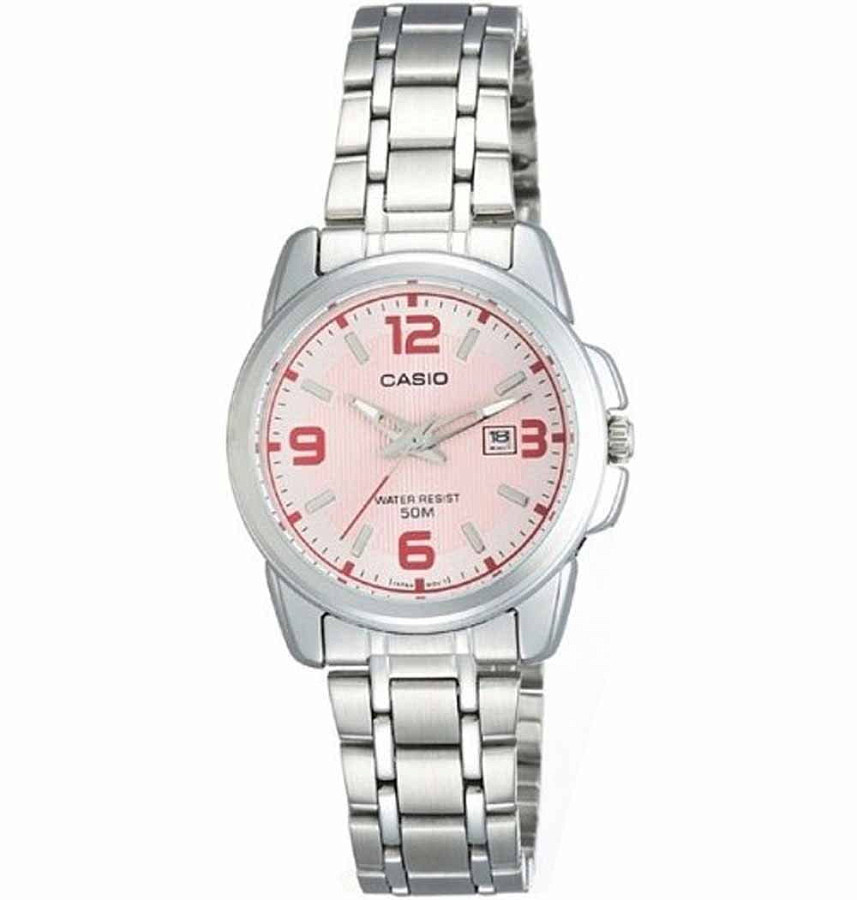 Часы Casio LTP-1314D-5A — женские, розовый