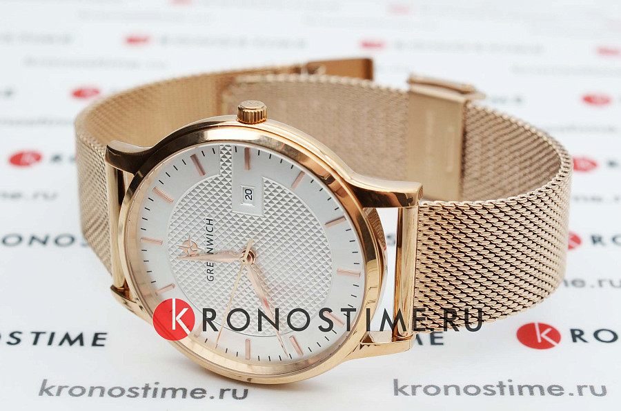Часы Greenwich GW 031.40.33 — белый, сталь