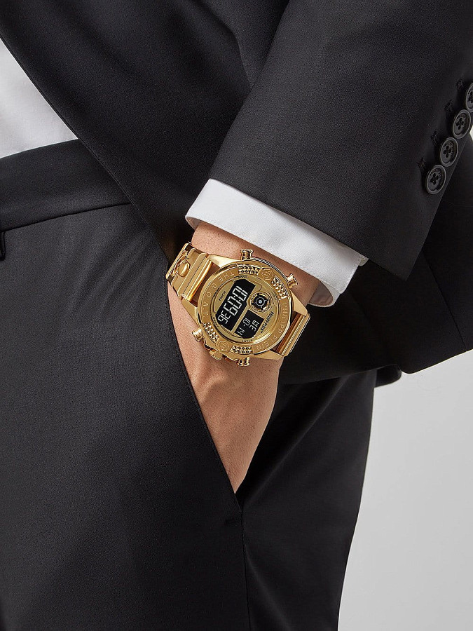 Часы Philipp Plein The G.O.A.T. PWFAA0321 — кварцевые, металл сталь