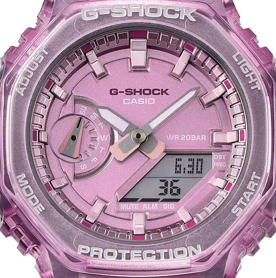 Часы Casio G-Shock GMA-S2100SK-4A — женские, фиолетовый