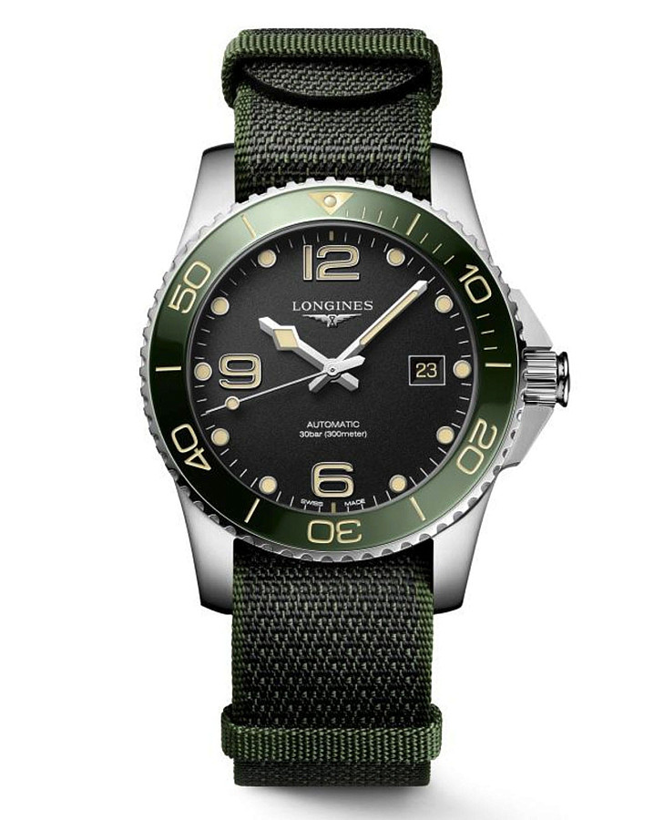 Часы Longines HydroConquest L3.781.4.05.2 — мужские, черный