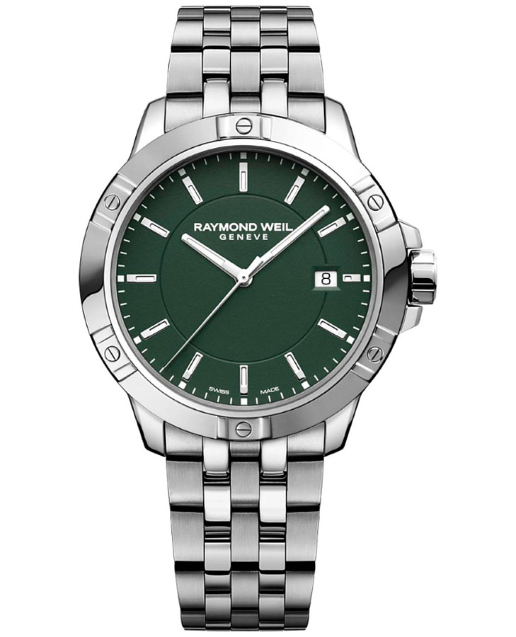 Часы Raymond Weil Tango 8160-ST-52041 — мужские, зеленый