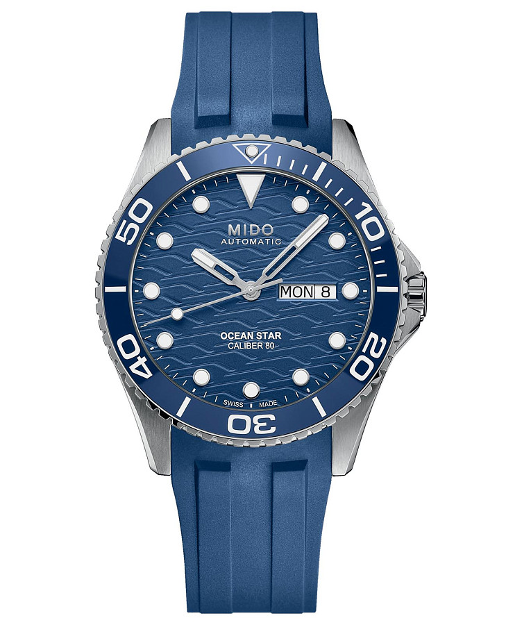 Часы Mido Ocean Star 200c M042.430.17.041.00 — мужские, синий