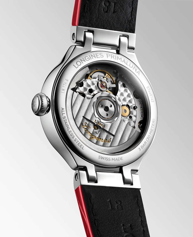Часы Longines Elegance PrimaLuna Moonphase L8.126.4.87.2 — механические, сталь металл