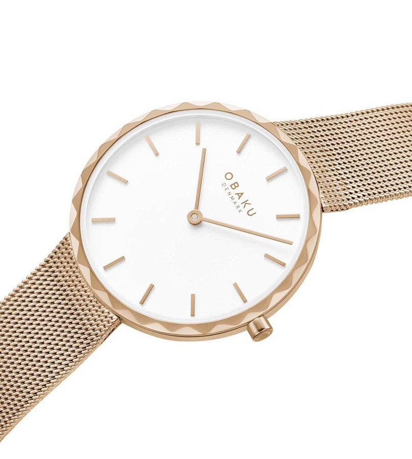 Часы Obaku Mesh V252LXVIMV — сталь металл, Дания