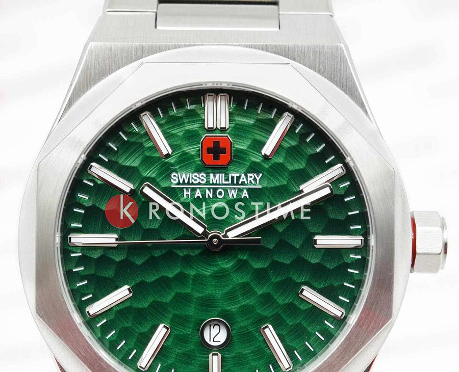 Часы Swiss Military Hanowa Octon Hammered SMWGH2101906 — сталь металл, Швейцария