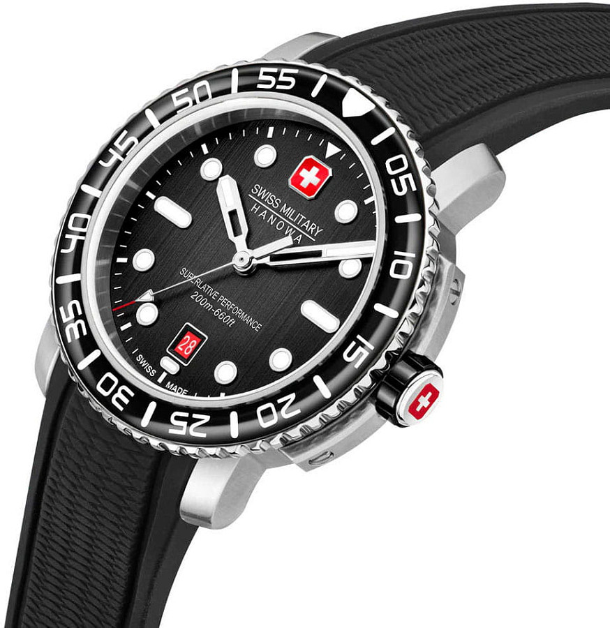 Часы Swiss Military Hanowa SMWGN0001701 — кварцевые, металл сталь