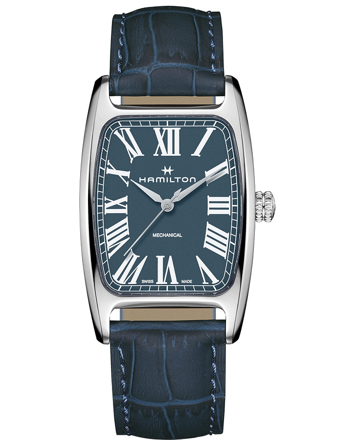 Часы Hamilton American Classic Boulton Quartz H13519641 — мужские, синий